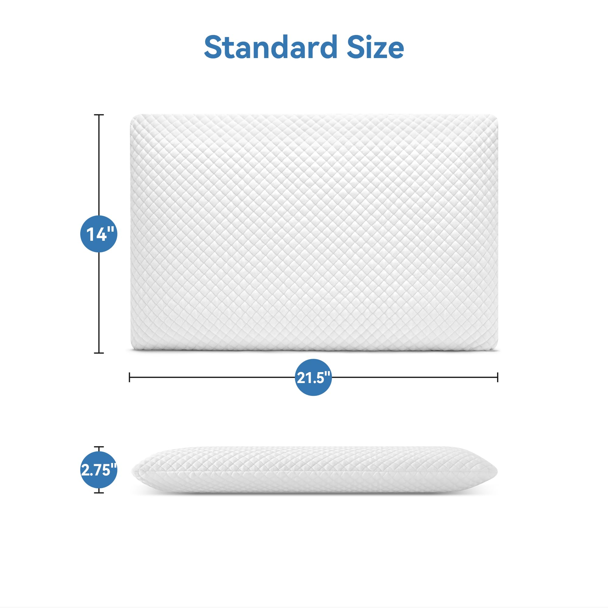 AM AEROMAX close-up memory foam texture demonstrating responsive contouring