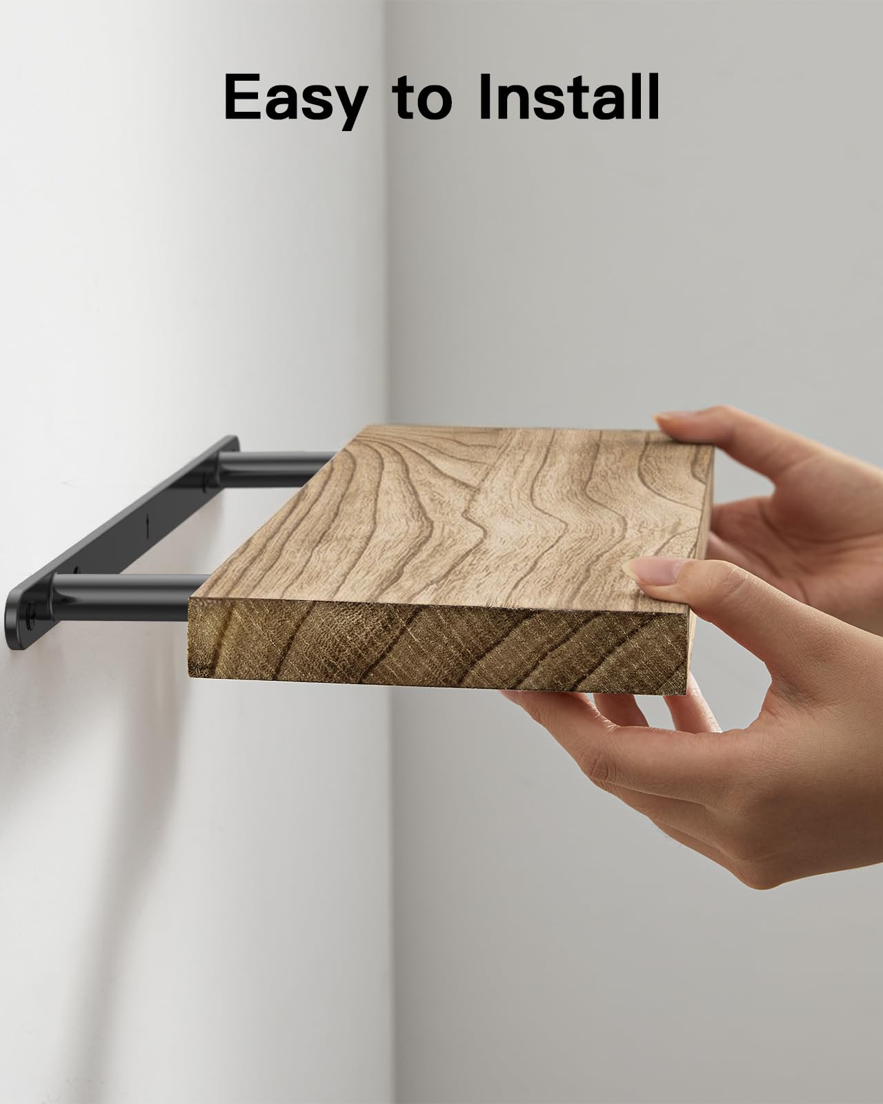 AMADA bathroom shelf staged with toiletries benefit organized small spaces