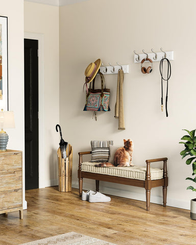 AMADA HOMEFURNISHING in a morning routine scene showing tidy decor and quick grabbing