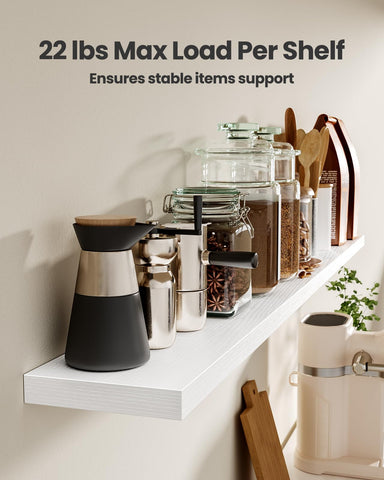 AMADA HOMEFURNISHING kitchen shelf with spices and mugs for easy-access organization