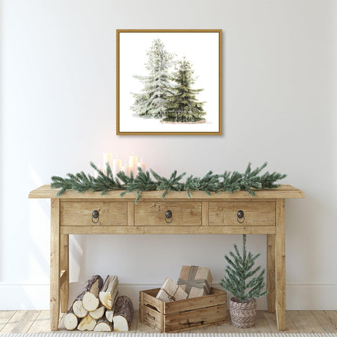 Amanti Art size comparison demonstrating 22x22 scale for small walls and nooks
