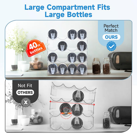 Amaoot clear PET close-up highlighting sturdy shatterproof material benefit