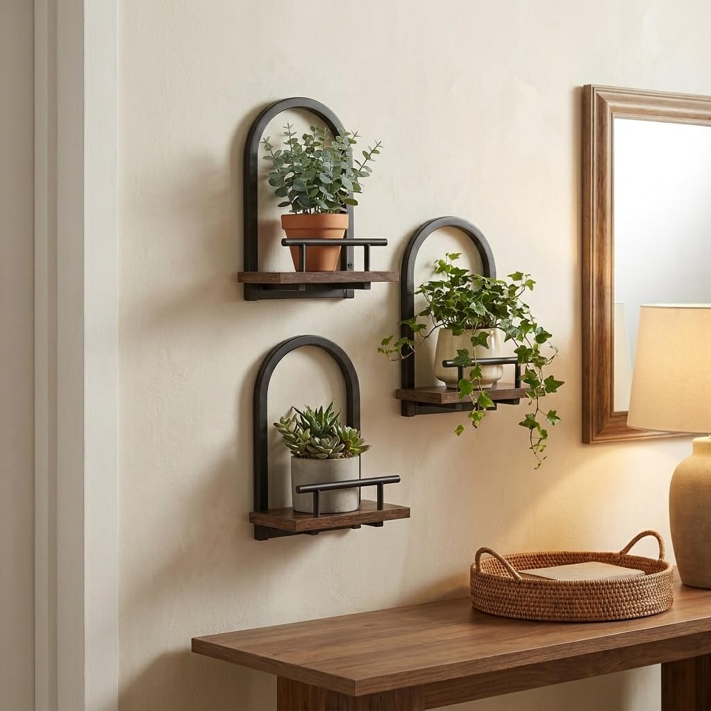 Amaoot shelf next to book for scale, demonstrates compact size and capacity