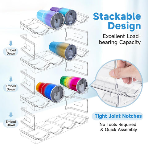 Amaoot stackable joint close-up showing secure stable stacking benefit
