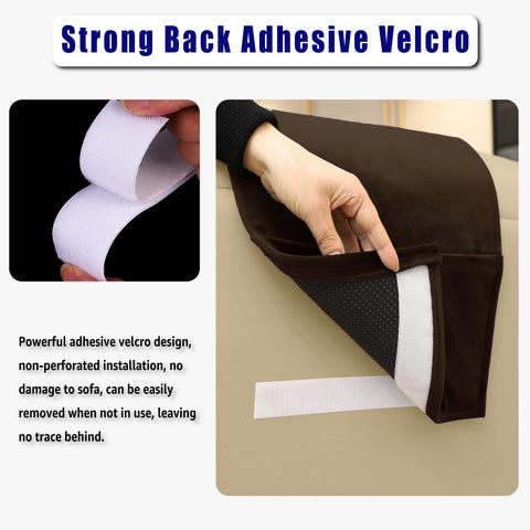 AmazeCov anti-slip back detail showing grip for steady headrest placement