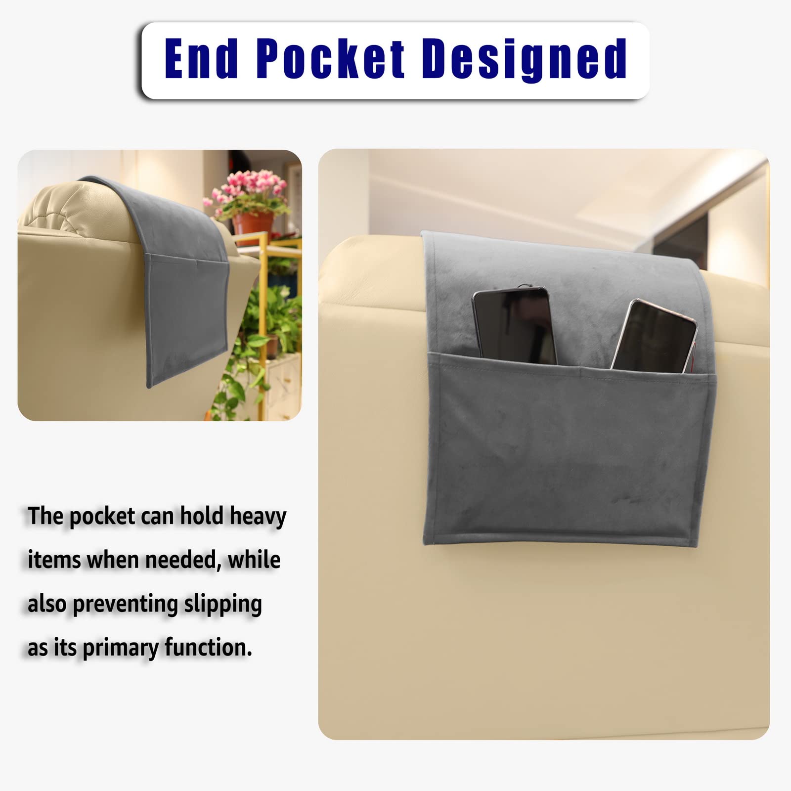 AmazeCov pocket and zipper closeup showing handy storage convenience