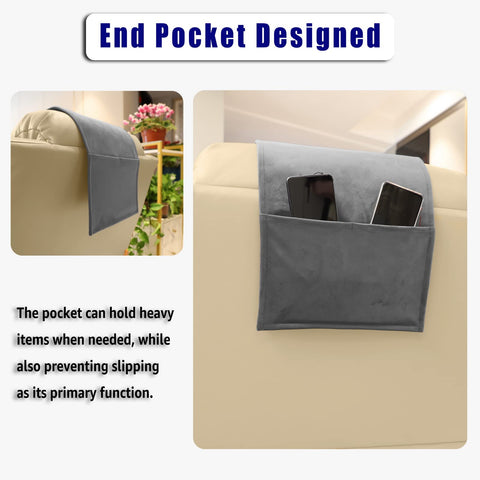 AmazeCov pocket and zipper closeup showing handy storage convenience