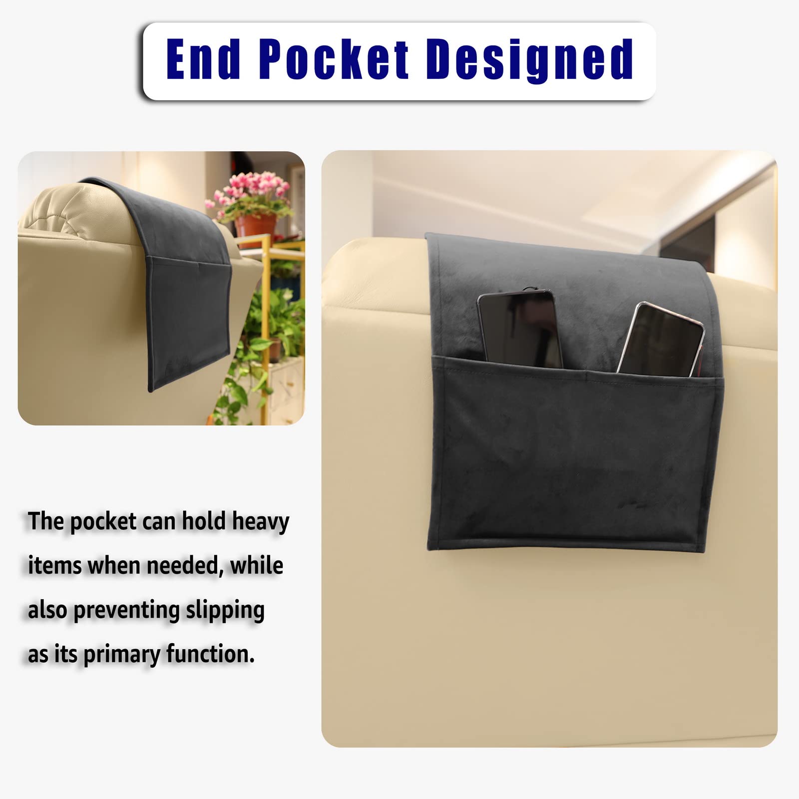 AmazeCov headrest next to chair showing scale and fit advantage