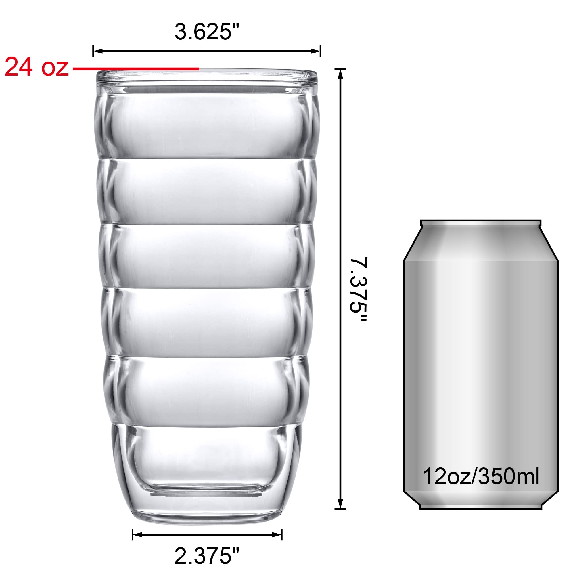 Amazing Abby tumbler held in hand showing 24oz capacity and easy grip