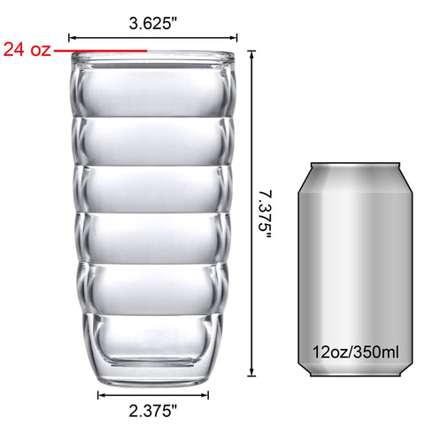 Amazing Abby tumbler held in hand showing 24oz capacity and easy grip