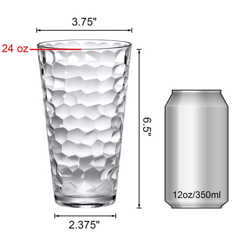 Amazing Abby tumbler held in hand illustrating 24oz scale and comfortable grip for serving