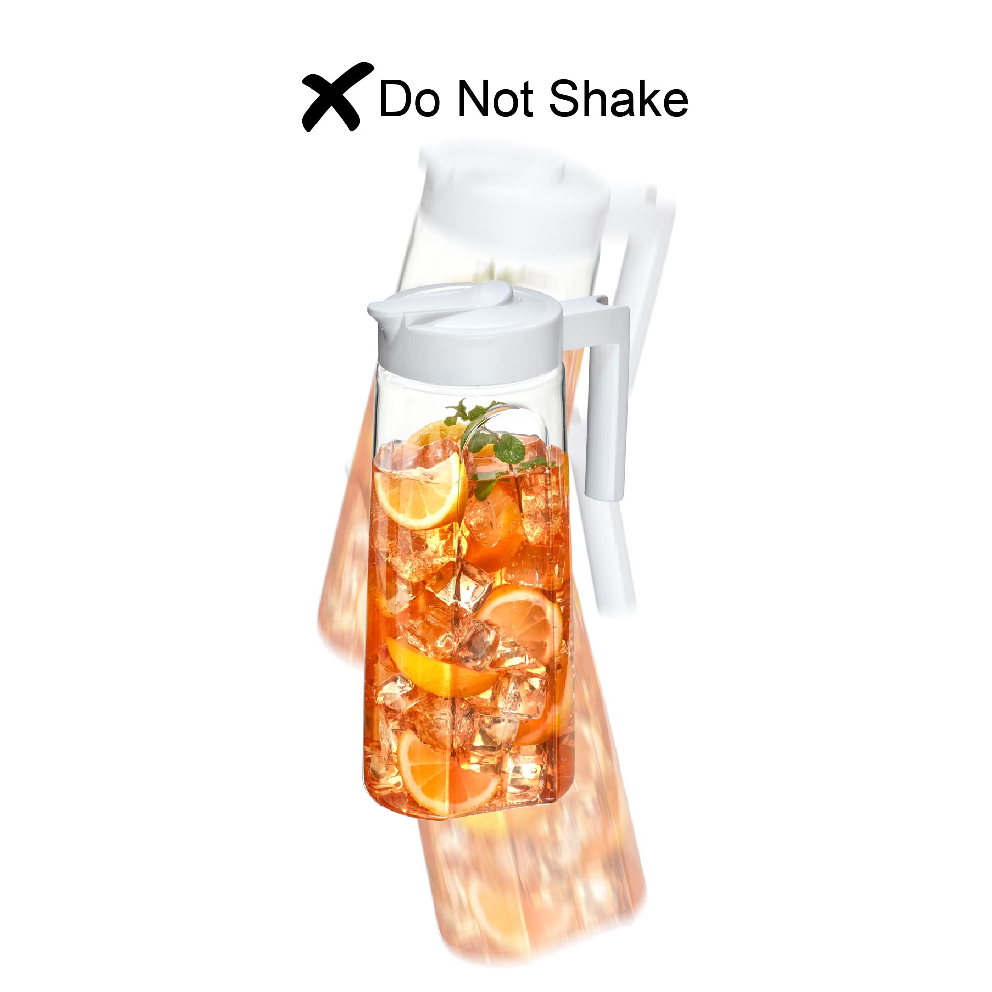 Amazing Abby pitcher filled with iced tea shows presentation and refreshing serving
