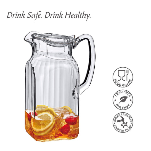 Amazing Abby pitcher handle closeup for comfortable grip and stable pouring
