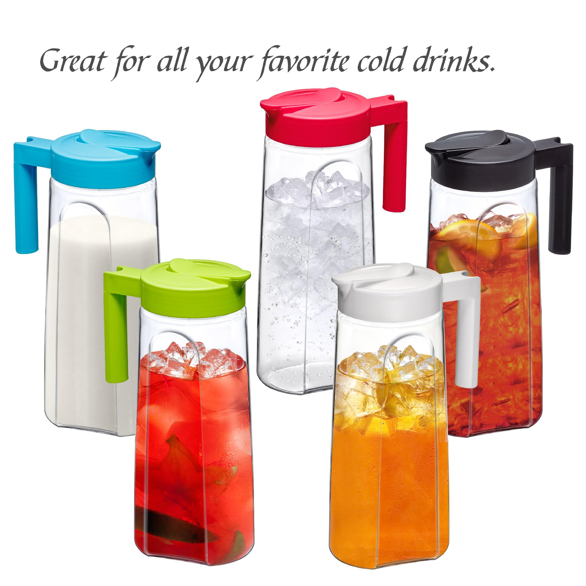 Amazing Abby pitcher handle detail ergonomic grip for stable pouring and comfort