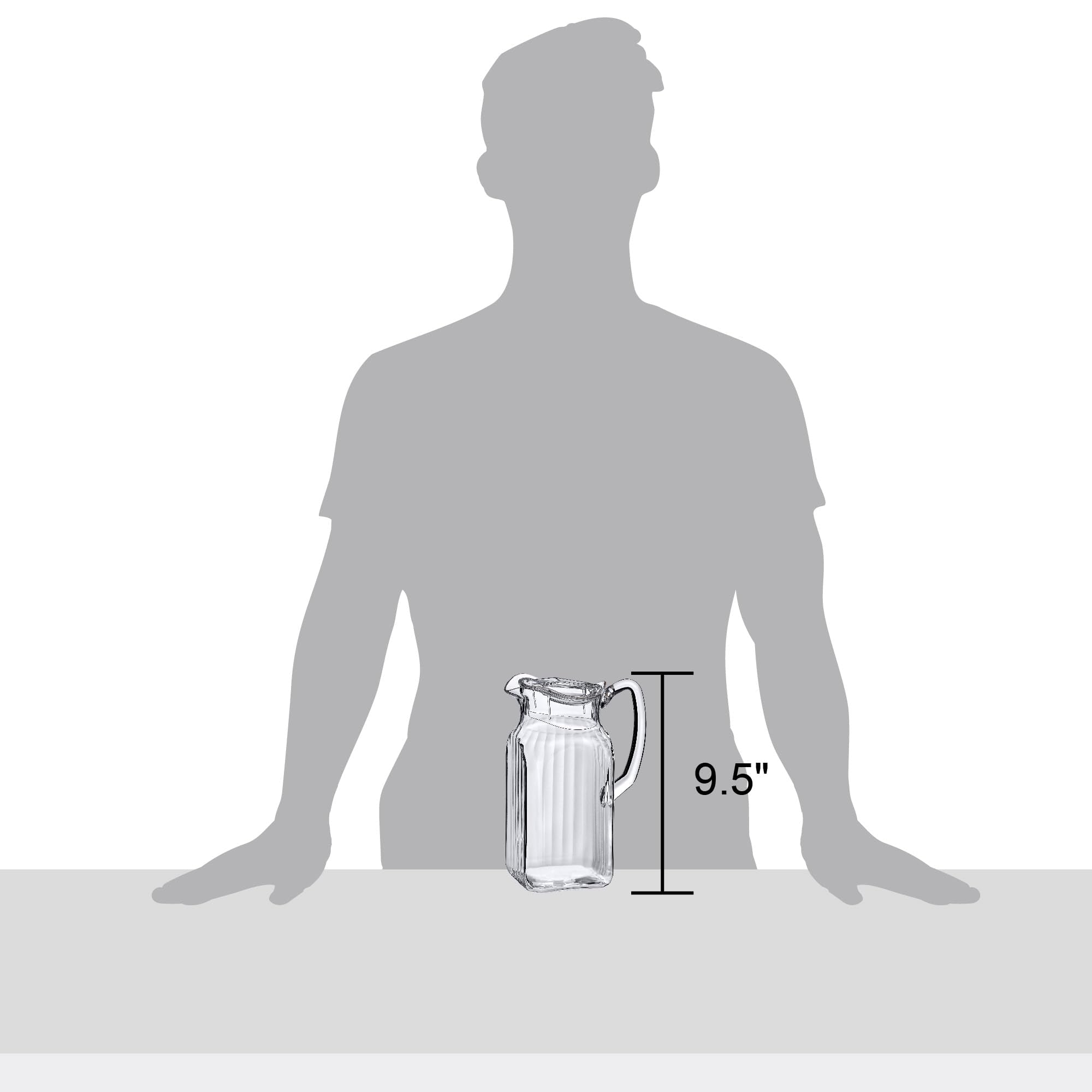 Amazing Abby pitcher lid close-up highlighting secure fit and spill control