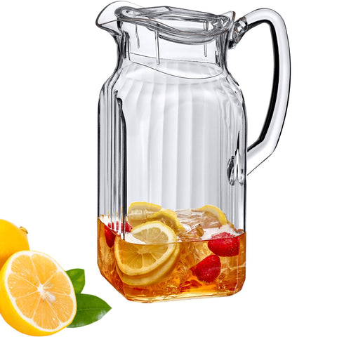 Amazing Abby pitcher on outdoor table showing durable serving for gatherings