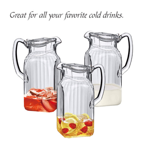 Amazing Abby pitcher wide mouth top view for easy filling and cleaning