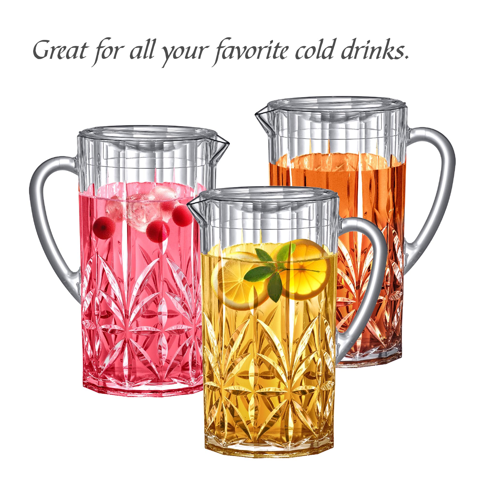 Amazing Abby pitcher stored in refrigerator for efficient fridge organization