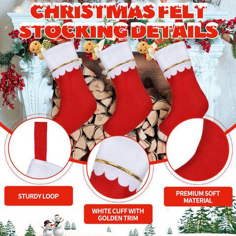 AMAZING TIME stockings hung on mantel demonstrating easy display
