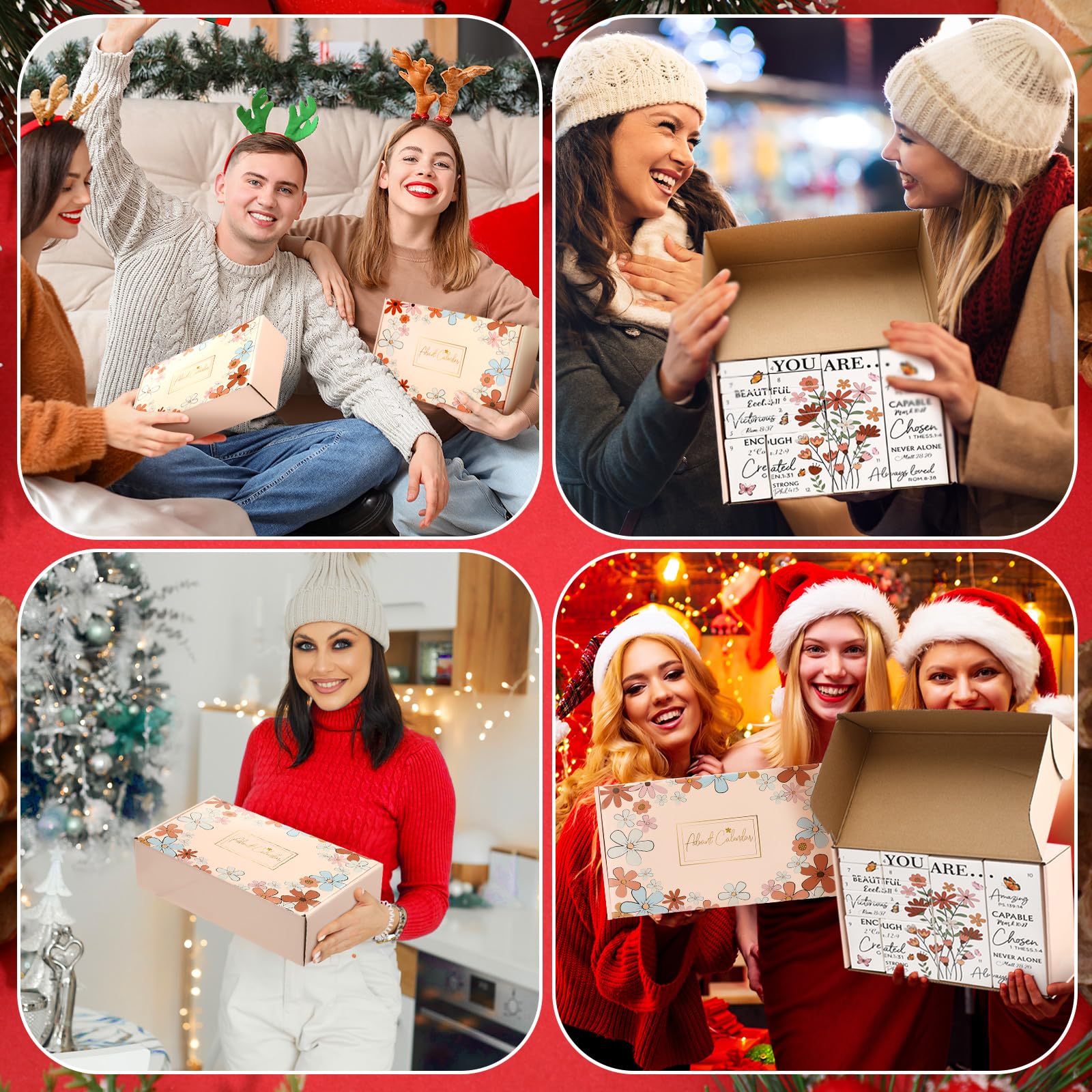 AmazingSpark stockings and small gifts arranged to show variety and ready-to-gift charm