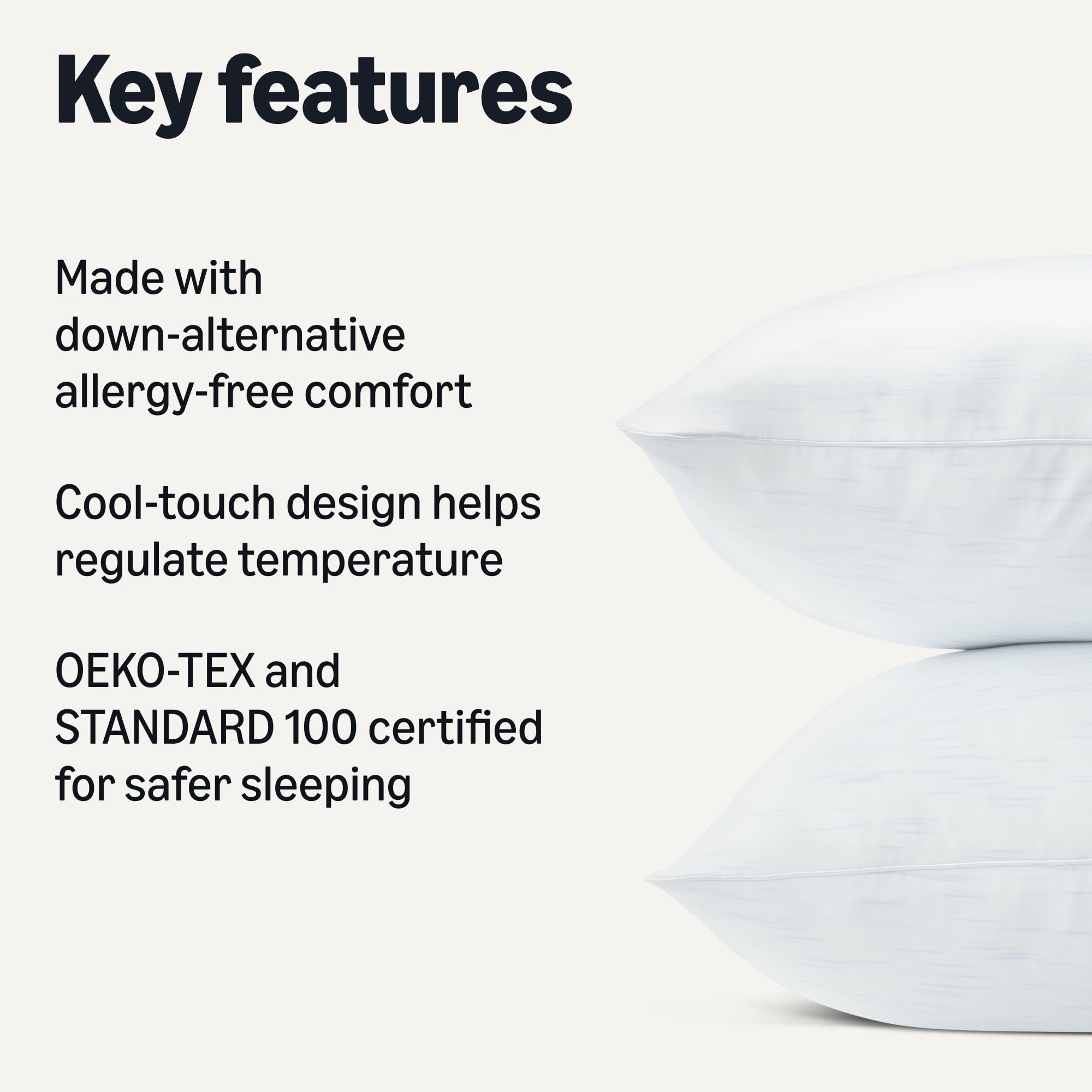Amazon Basics close-up of cool-to-touch fabric highlighting immediate cooling feel