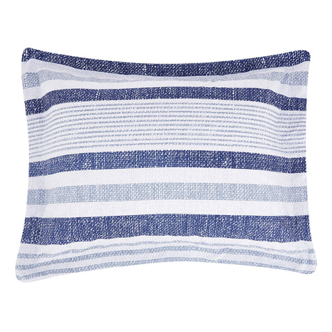 Amazon Basics reversible beige stripes side displayed for quick style change and versatility