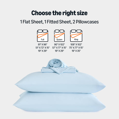 Amazon Basics pillowcases with envelope closure showing tidy, secure pillows