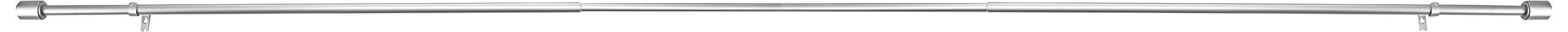 Amazon Basics rod installed over wide window demonstrating full extension