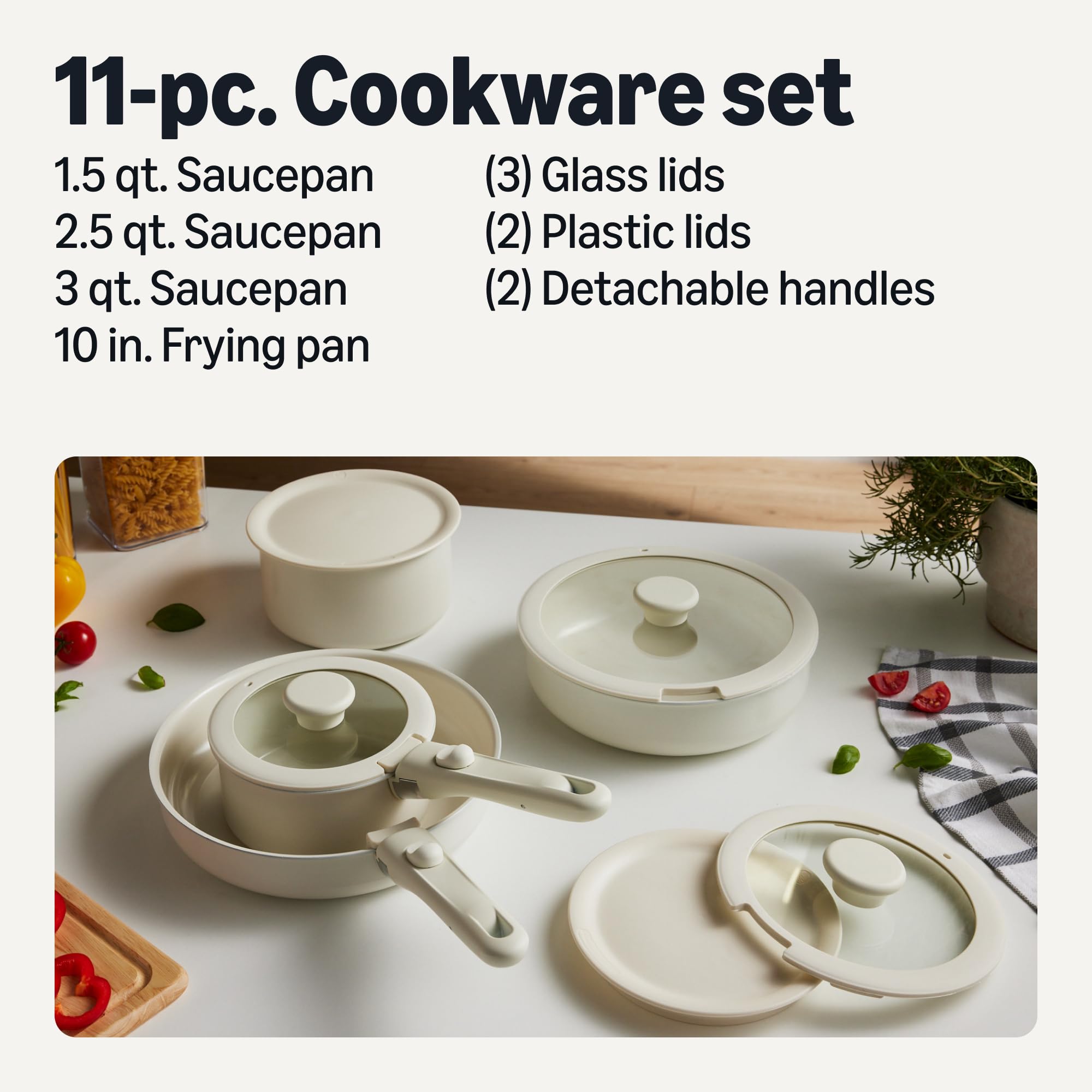 Amazon Basics close-up of detachable handle demonstrating secure attachment and space-saving benefit