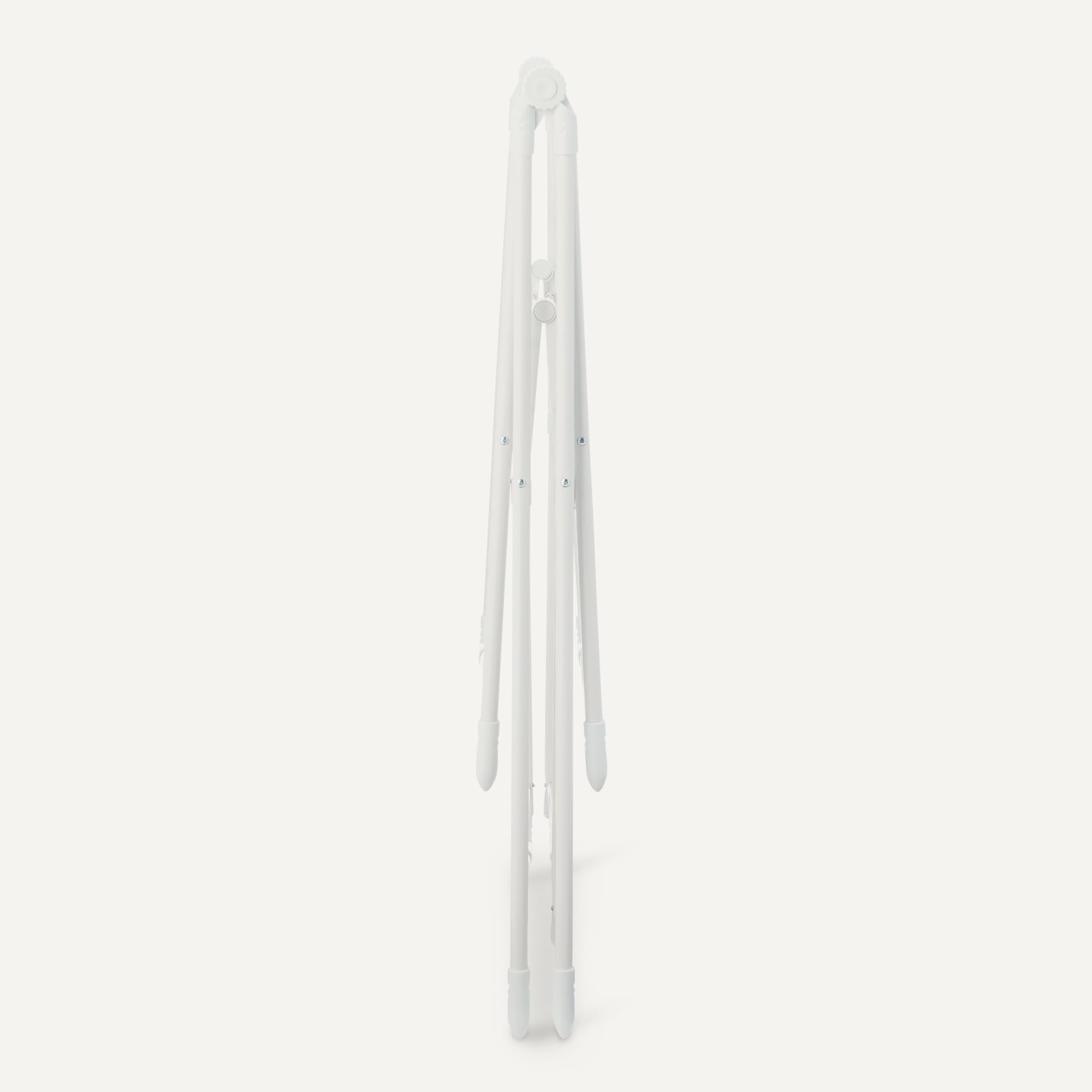 Amazon Basics close-up of powder-coated poles showing rust-resistant finish