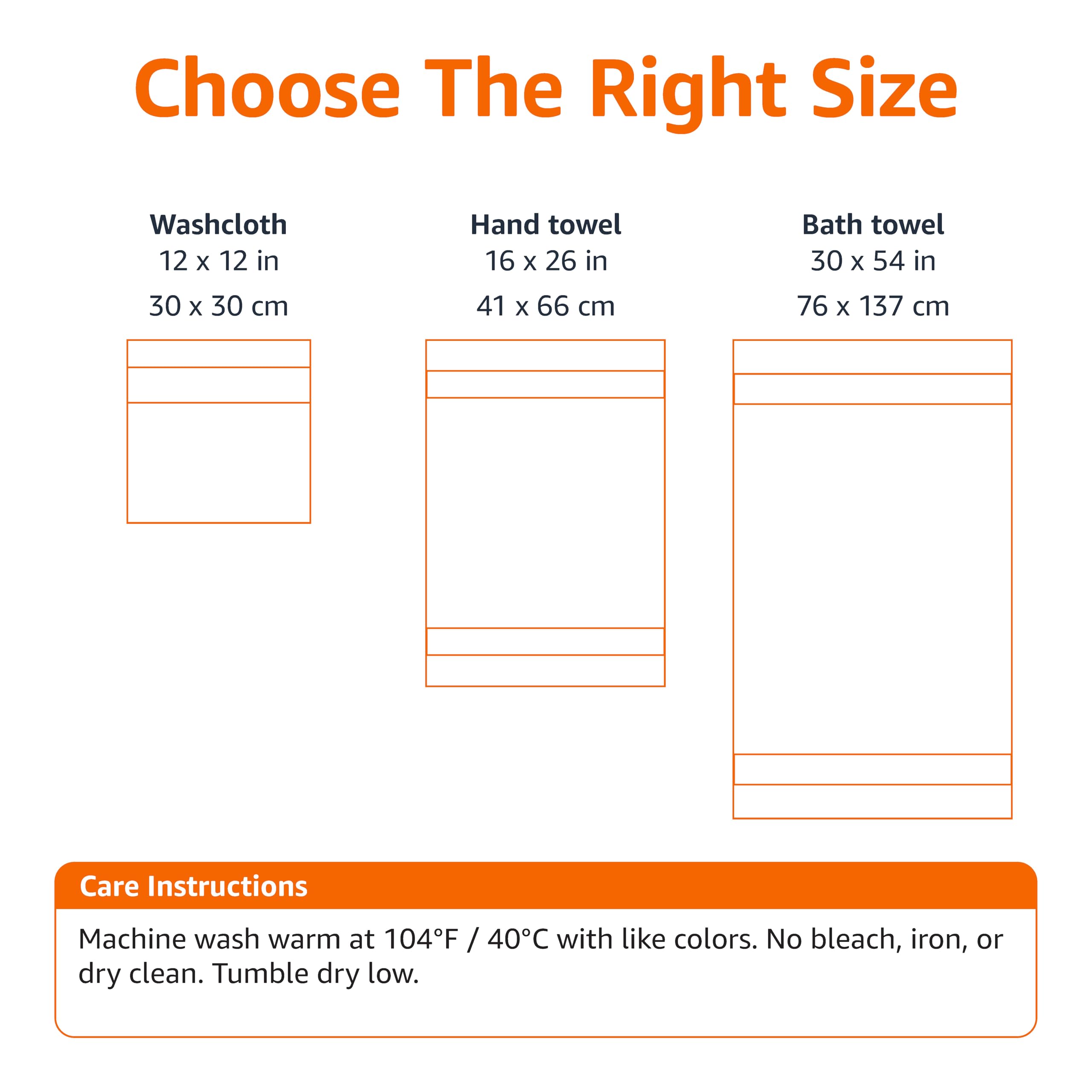 Amazon Basics hand towel hanging on bar showing quick-dry convenience