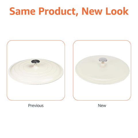 Amazon Basics casserole in oven demonstrating oven-safe up to 500°F advantage
