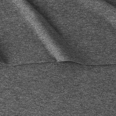 Amazon Basics pillowcase edge stitching detail showing durable seams and neat finish