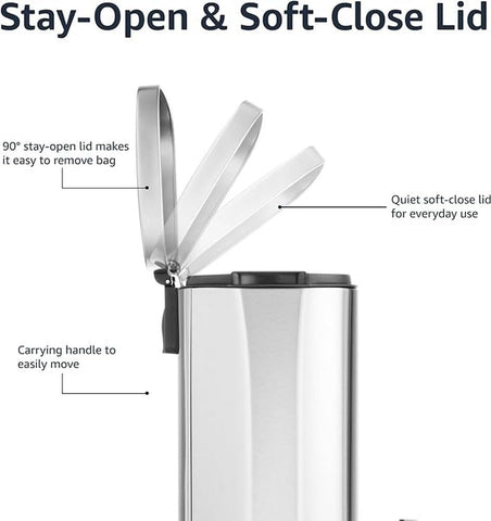 Amazon Basics in kitchen lifestyle setting demonstrating discreet look and everyday use