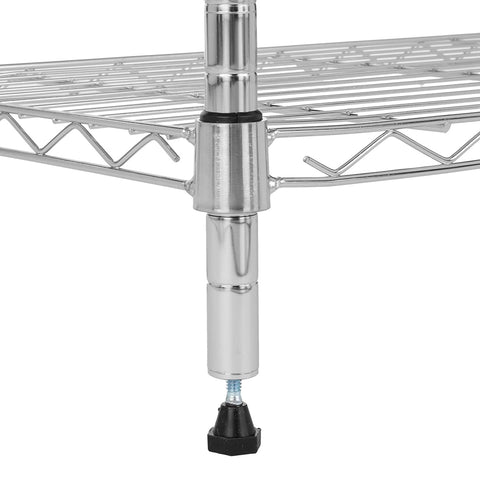 Amazon Basics leveling feet and base providing stable support benefit