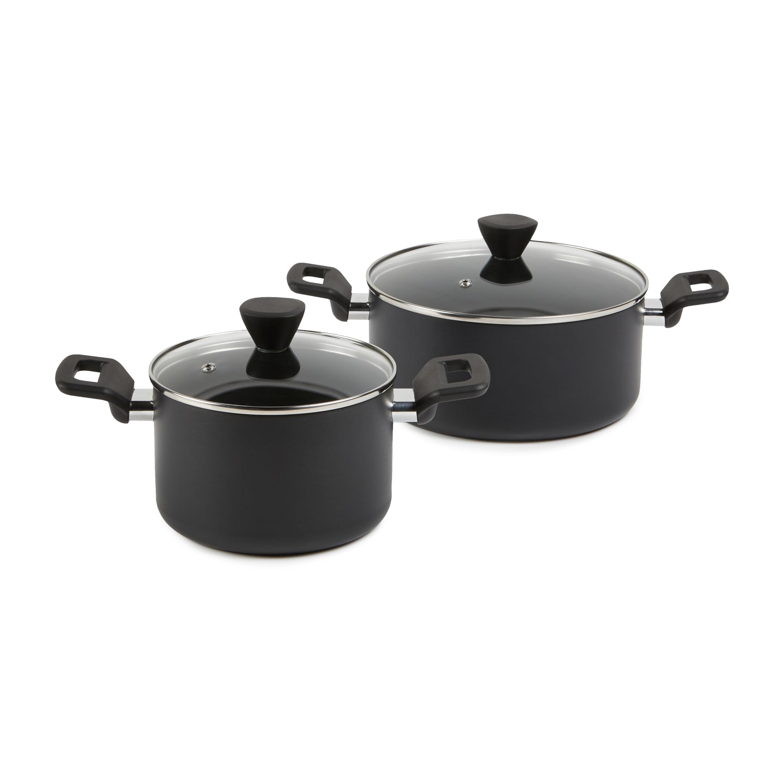 Amazon Basics tempered glass lids with venting for visible cooking