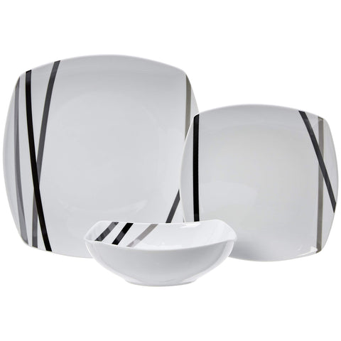 Amazon Basics bowl rim texture detail emphasizing durable porcelain finish and chip resistance