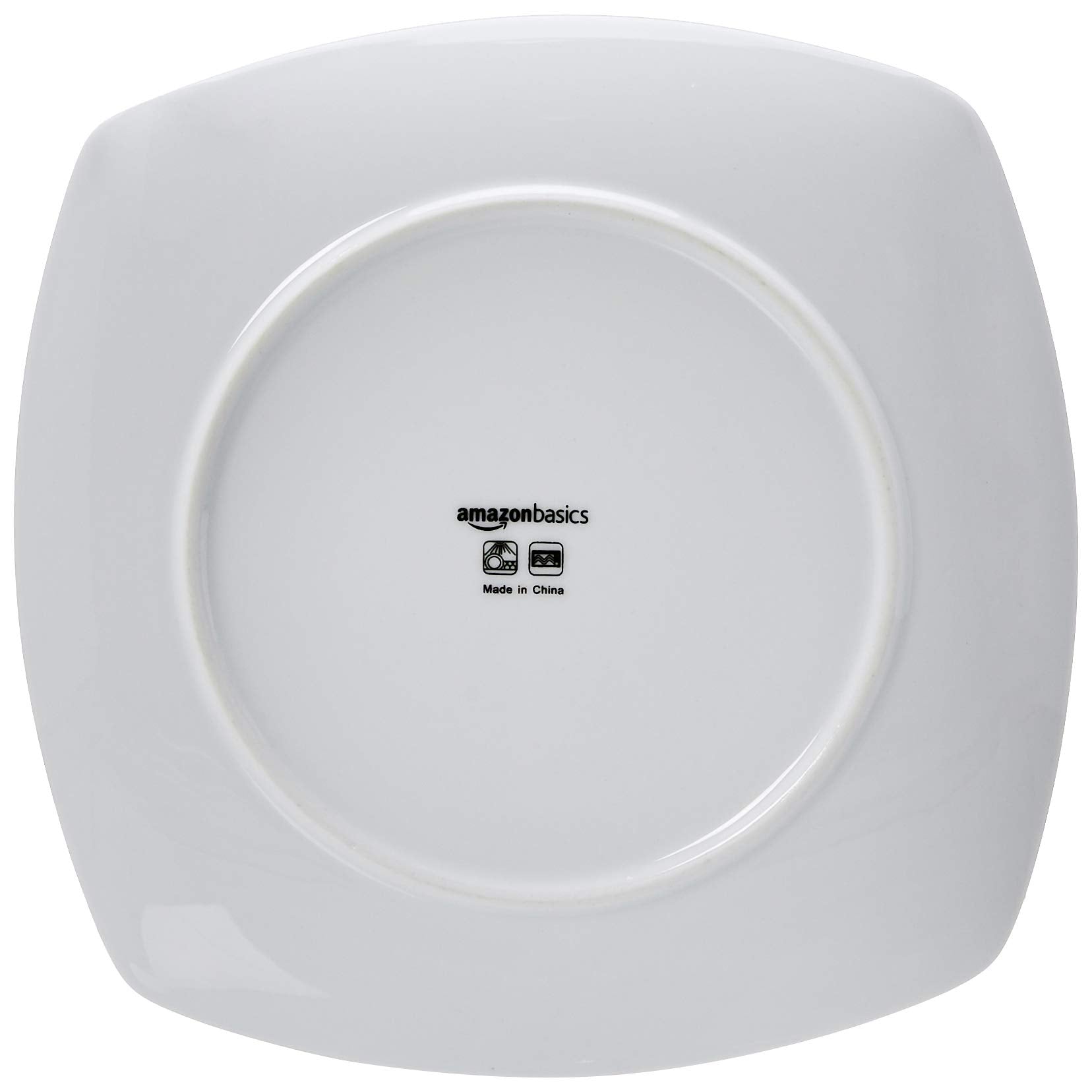 Amazon Basics stacked salad plate and bowl showing compact storage and space-saving benefit