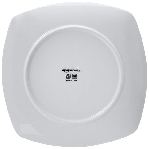 Amazon Basics stacked salad plate and bowl showing compact storage and space-saving benefit