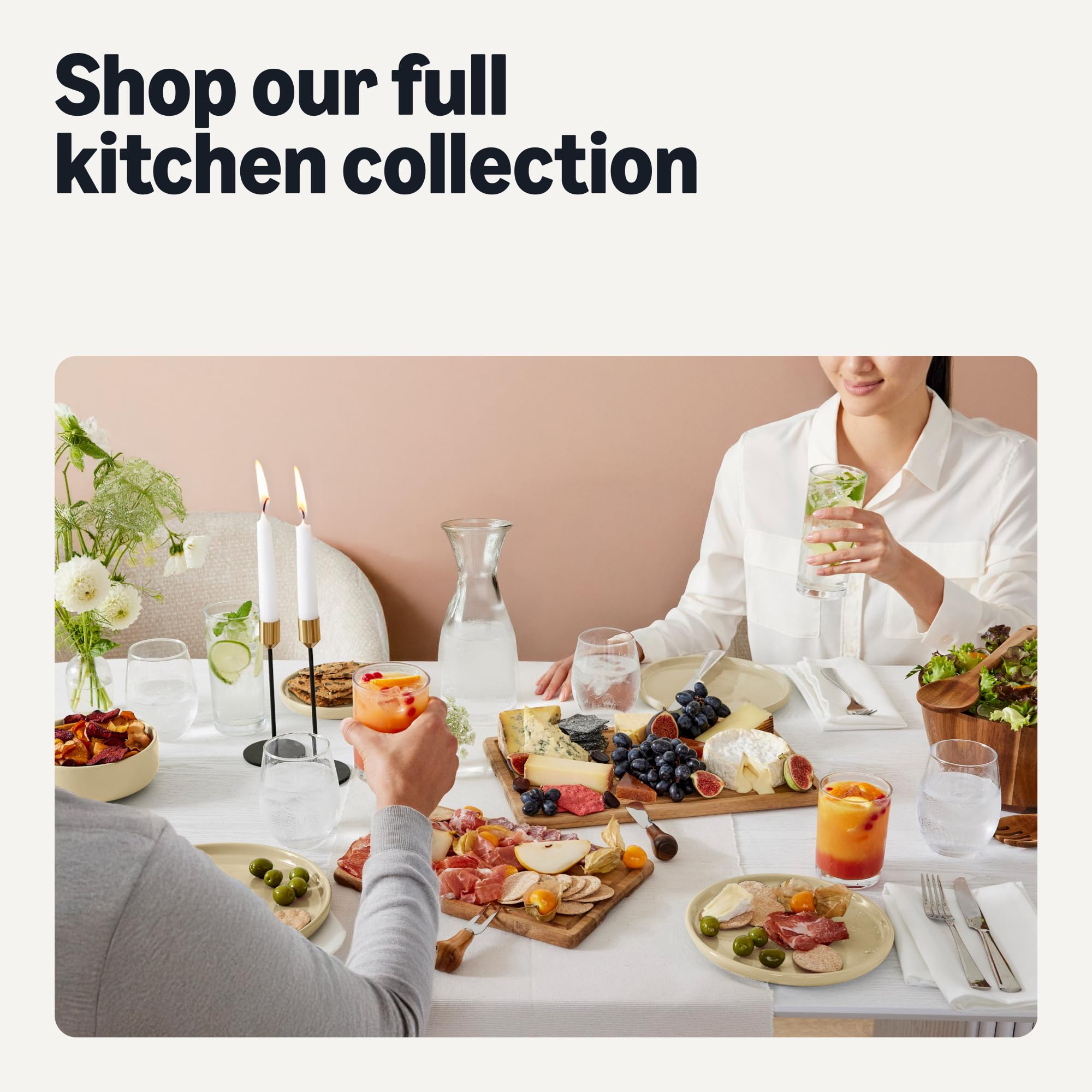 Amazon Basics packaging and label detail showing set contents and product information