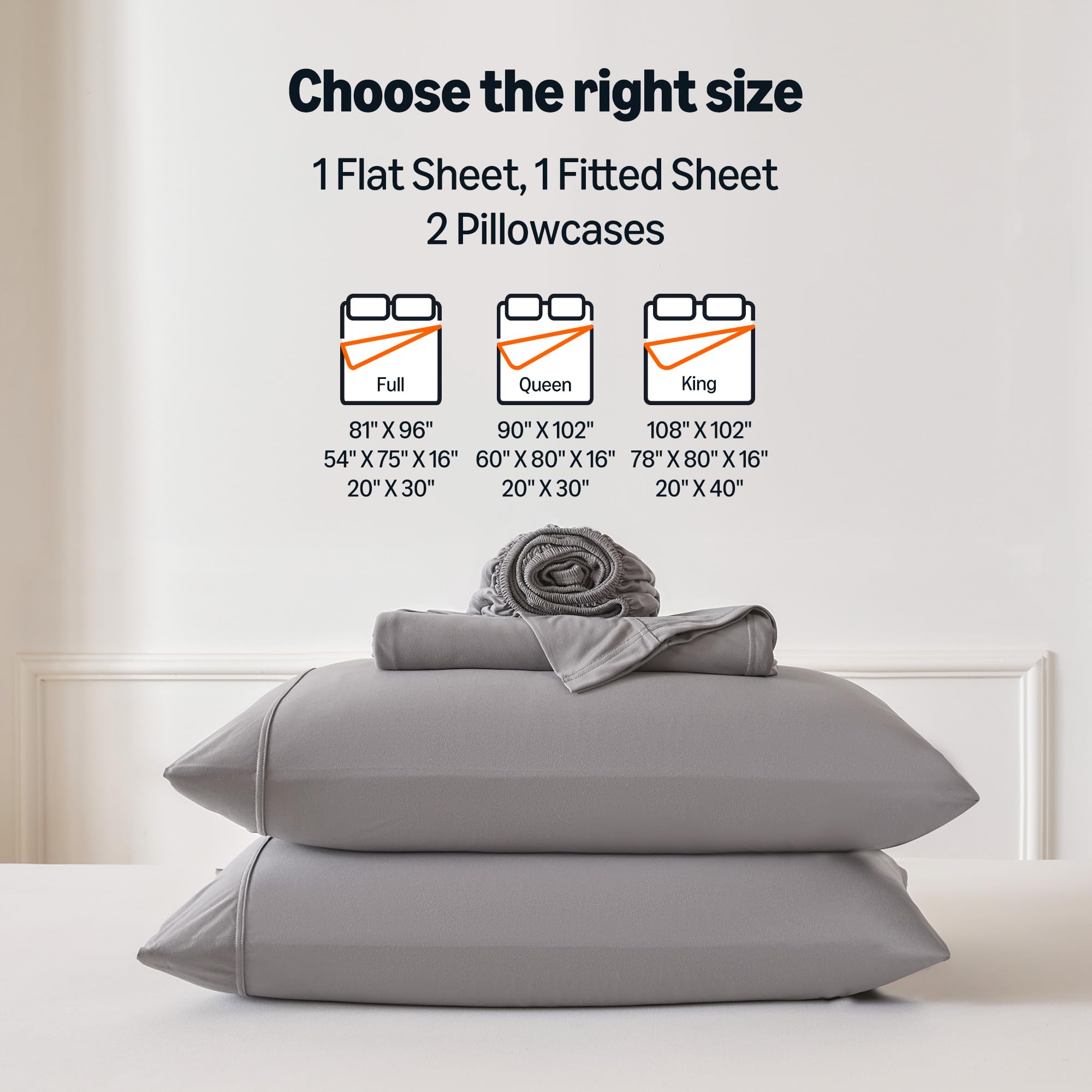 Amazon Basics two pillowcases stacked highlighting knit texture and comfortable sleep surface