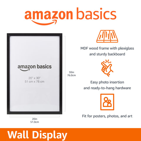 Amazon Basics close-up of polished plexiglass face showing clear protection and glare control