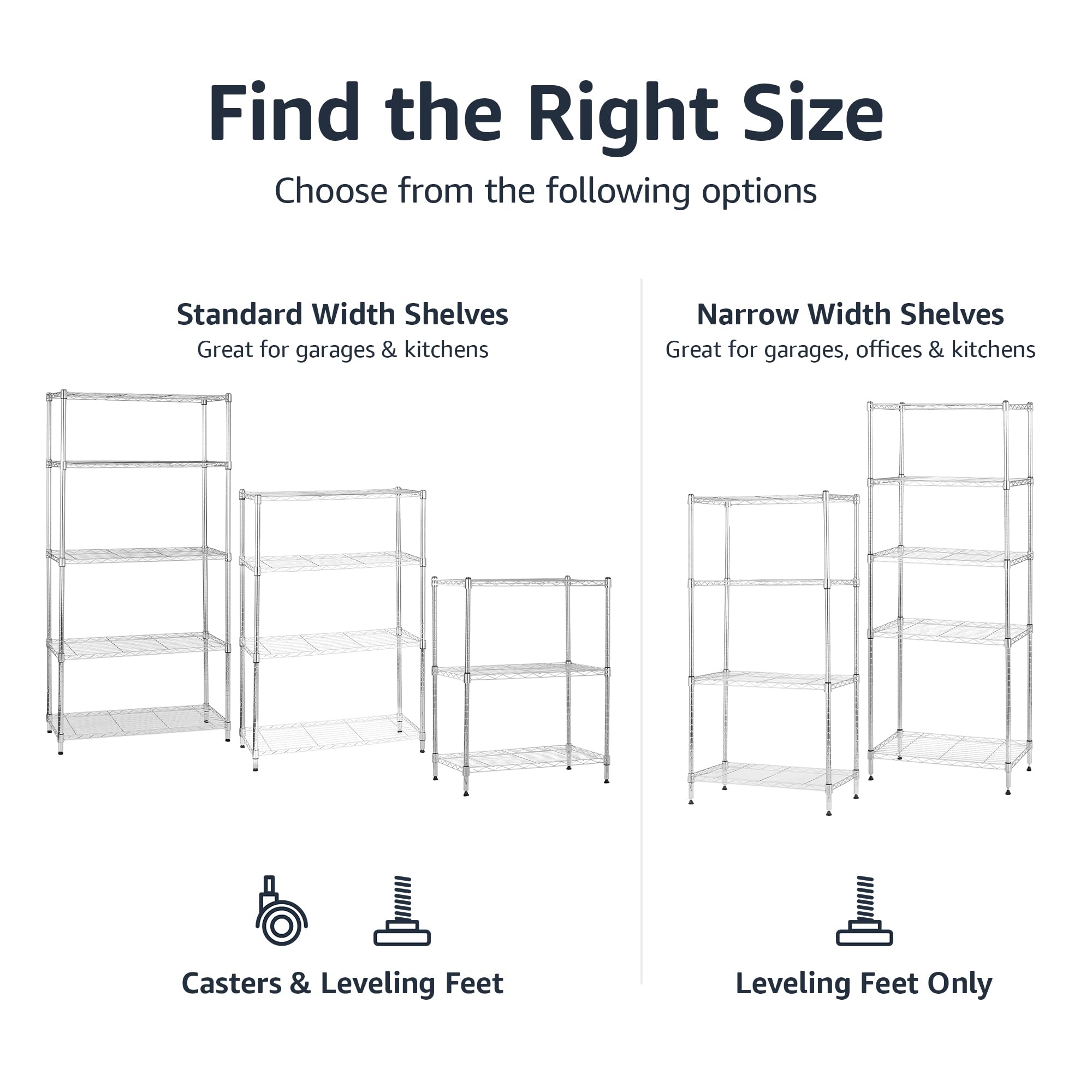 Amazon Basics next to storage bins showing compact footprint benefit