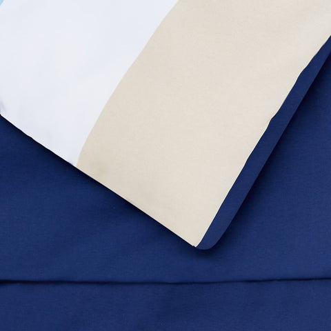 Amazon Basics sham and pillowcase displayed to show matching coordinated look