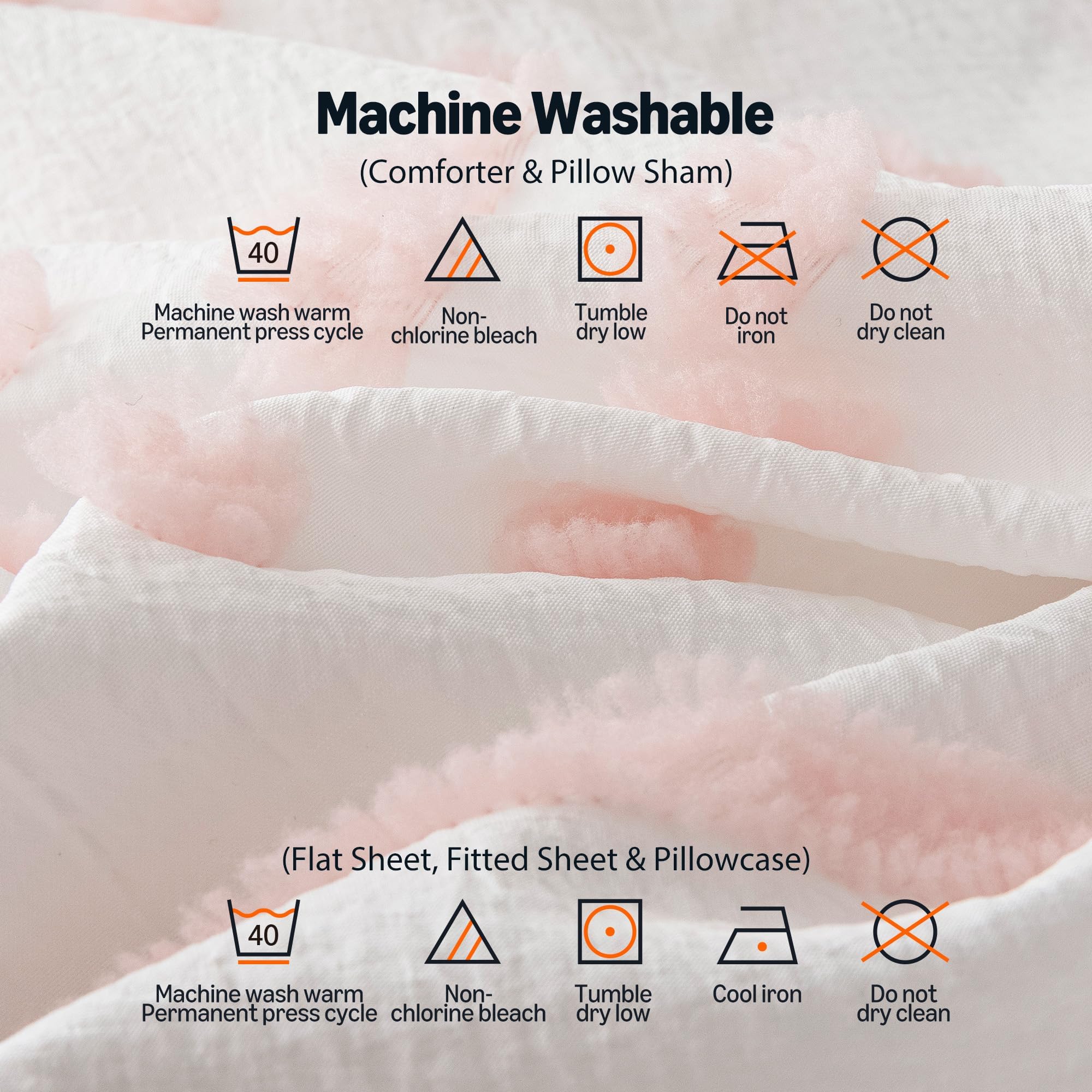 Amazon Basics fitted sheet shown on mattress with 14-inch pocket for secure snug fit