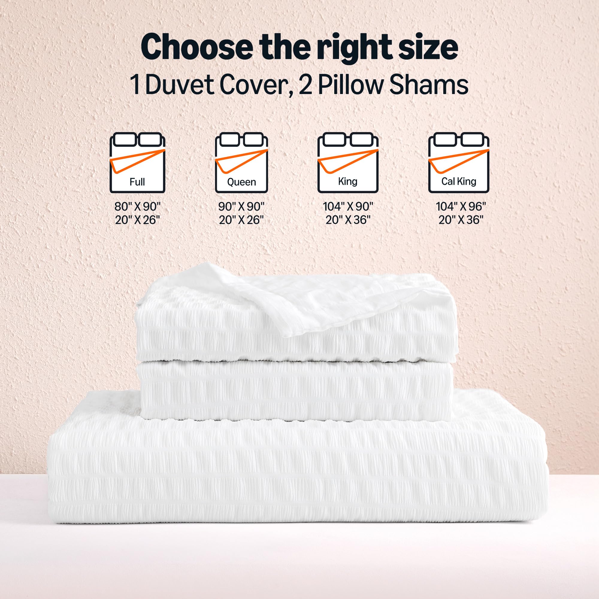 Amazon Basics size and scale on bed illustrating queen fit and full coverage