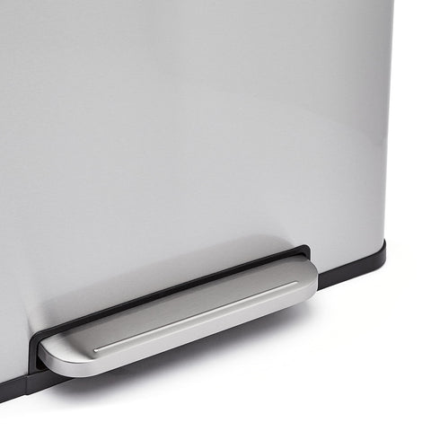 Amazon Basics size comparison next to kitchen cabinet demonstrating compact 60L capacity