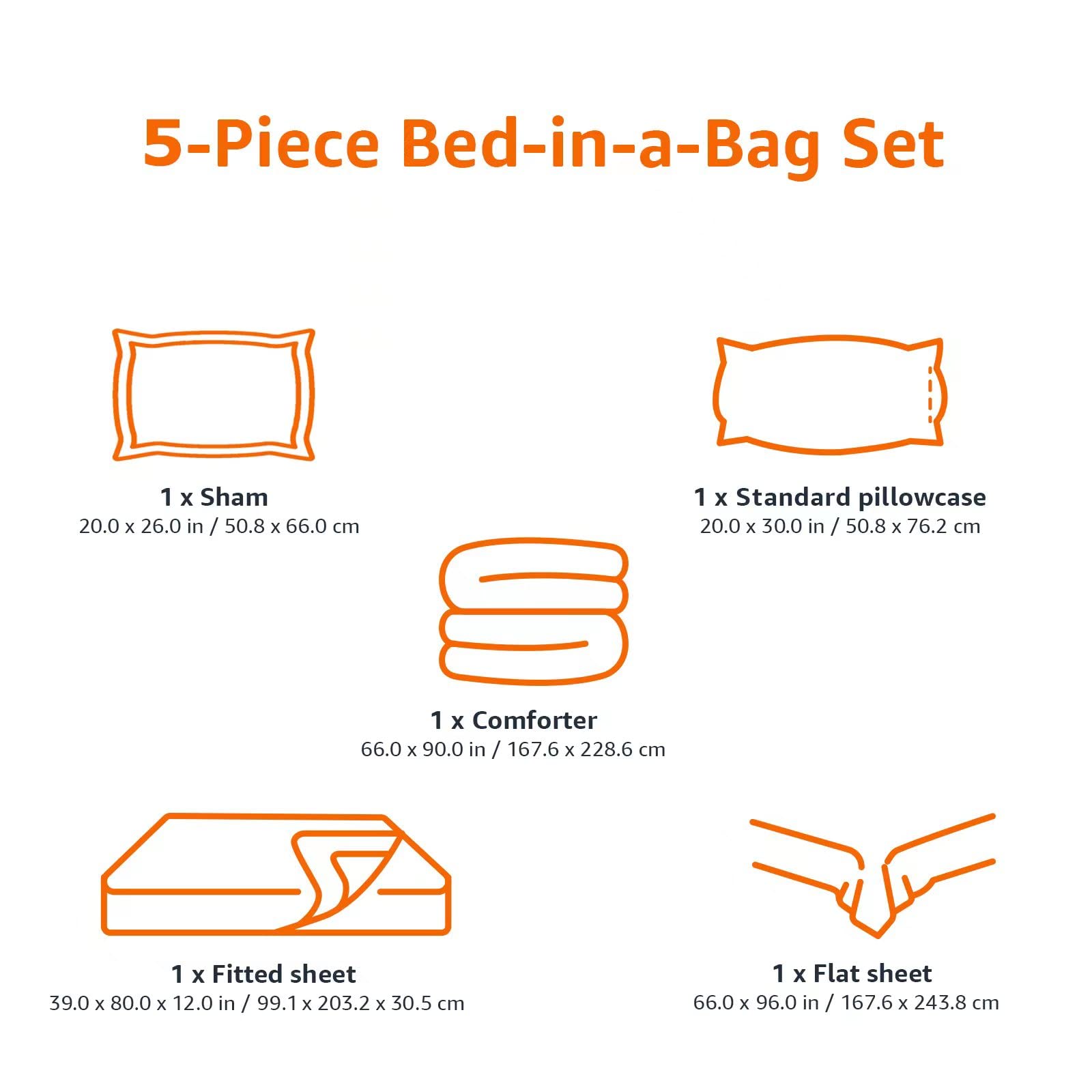 Amazon Basics set on Twin XL mattress illustrating correct sizing and coverage