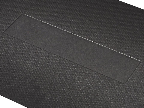 Amazon Basics mat next to ruler showing 32 by 20 inch size for fit