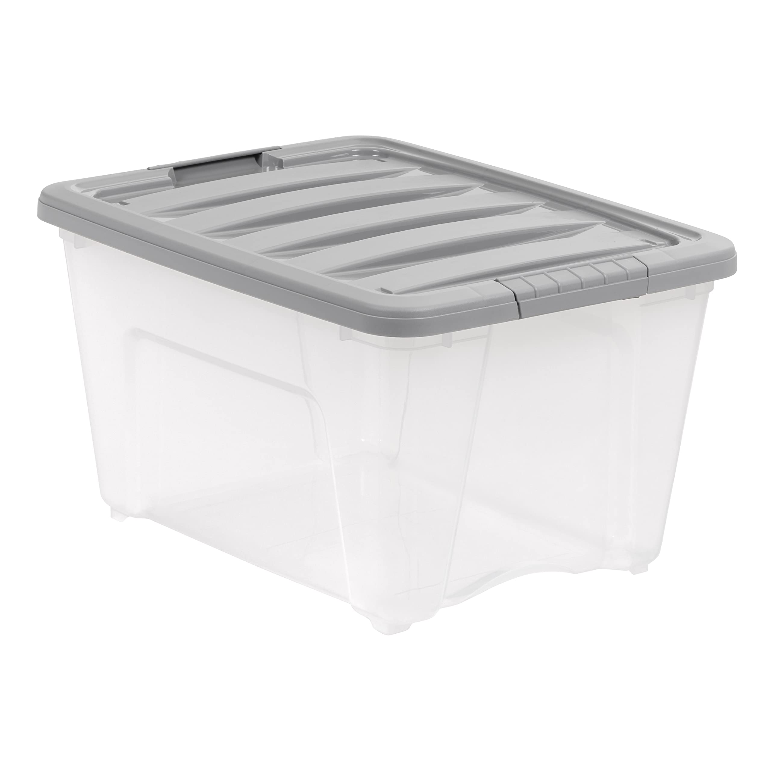 Amazon Basics stackable layout demonstrating stable vertical storage